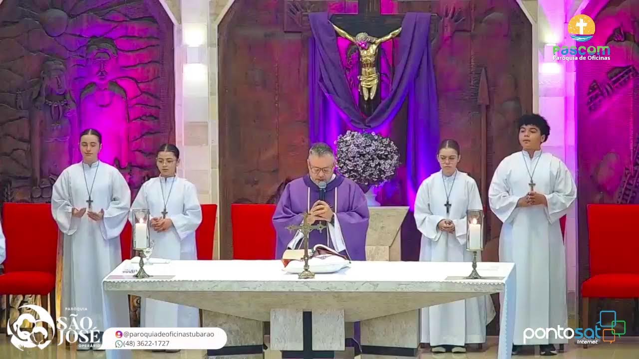 Santa Missa: 2° Domingo da Quaresma | Domingo - 01/03/2026 às 07Hrs com Pe. Sérgio Jeremias.