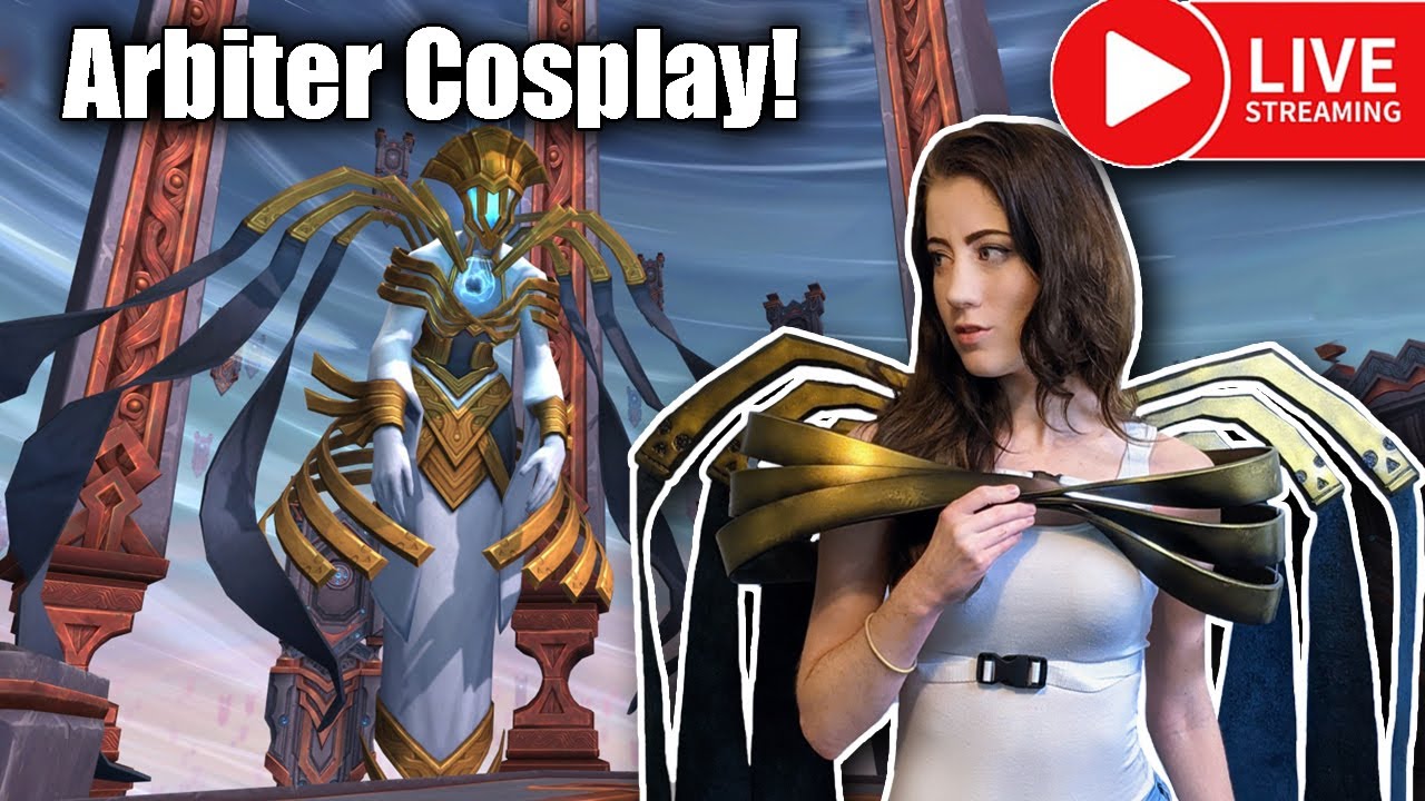 The Arbiter Cosplay- World of Warcraft (Episode 1) Live Crafting Stream