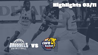 Brussels Basketball Vs Lwd Basket - Game Highlights - Sunday 03 November 2024