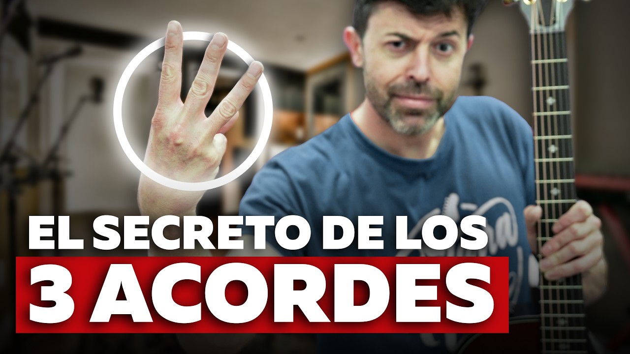 Los 3 acordes que sirven para tocar de todo en Guitarra
