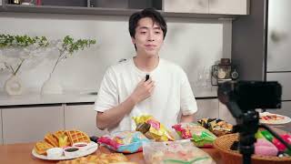 Microfone sem fio Ulanzi A100 Lavalier MIC para iPhone 16 15 Pro （Max