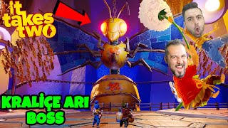 Kraliçe arı robot çıktı! Dev böcekle savaştık! | PS5 It takes two Türkçe bölüm #5