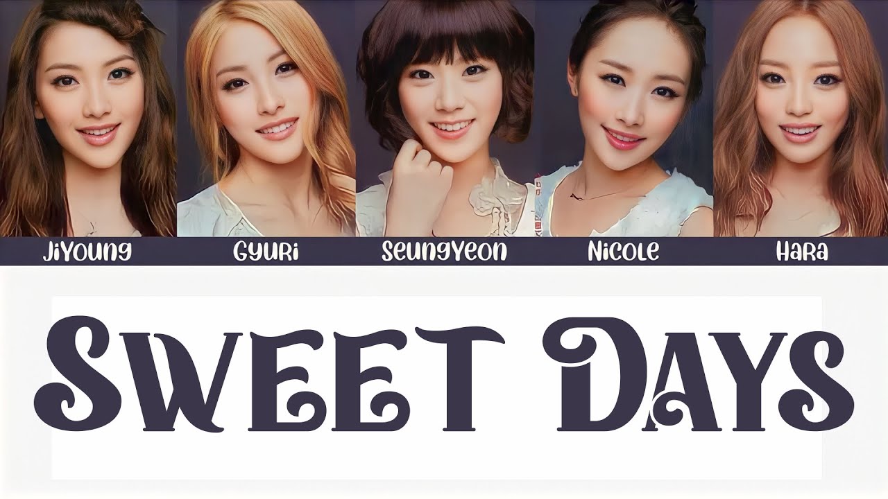 KARA - Sweet Days (Rom/Eng/Port Lyrics)