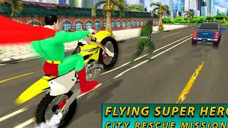 Flying Super Hero City Rescue Missions screenshot 4