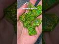 Green shinny resin dice#resindice #dnddice #dicegoblin #handmadedice #art
