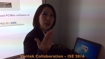 ISE2016 : Vivitek collaboration