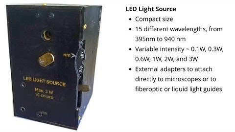 LED Multiwavelength light source