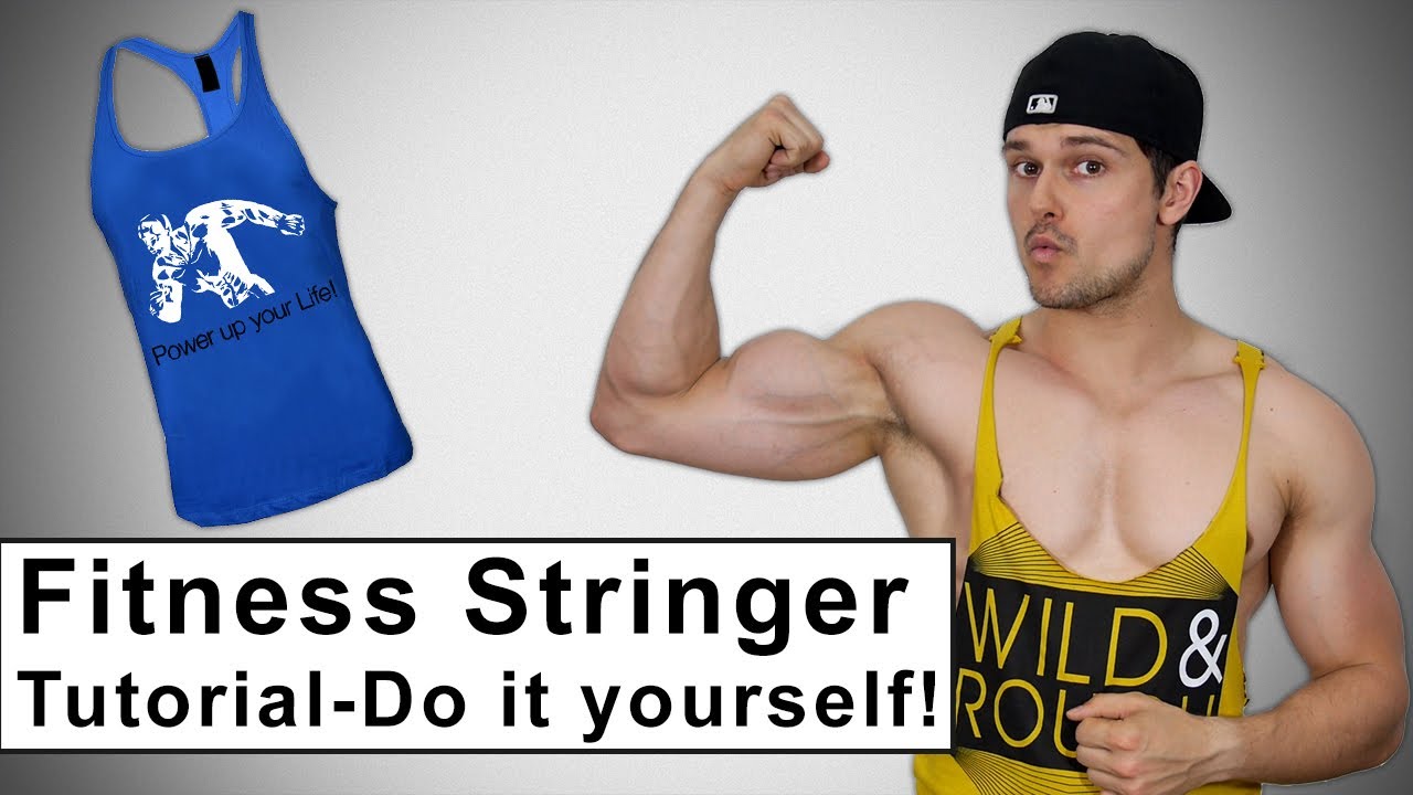 How To Cut A Tshirt Into A Workout Tank Top For Guys change comin