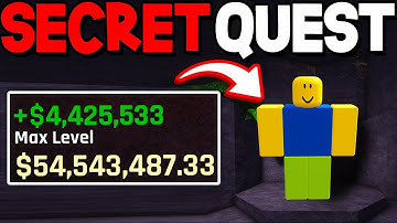 ALL SECRET QUESTS For MONEY & XP (The Forge) Roblox