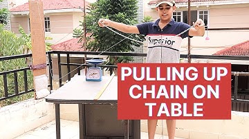 Work done in Pulling Up a Chain on the Table - Numerical Problem | Mechanics | Physics