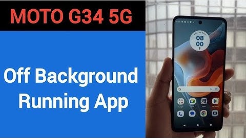 How to turn off background running app, Moto G34 5G me auto launch app Kaise off Karen