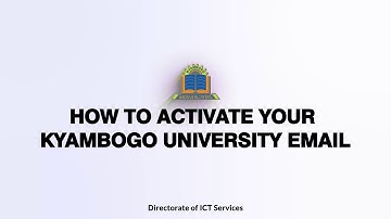 How to Activate your KyU Student Email