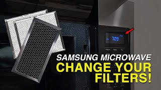 Change Your Microwave Filters! Samsung Microwave Filter Change.