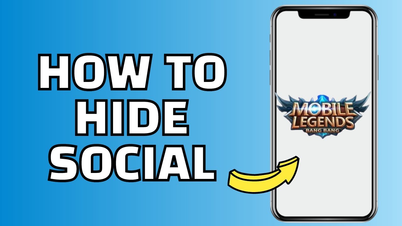 Как скрыть социальные сети в Mobile Legends (быстро и просто)