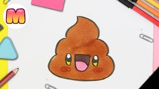 Como Dibujar Emoji De Caca O Popo De Whatsapp Kawaii