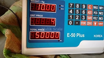 E 50 Plus Weighing Machine Calibration Process By Malik Scale || Urdu / Hindi