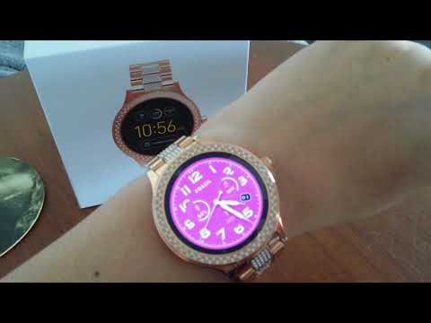 fossil gen 3 rose gold smartwatch