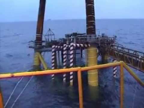 Oil Gas Rig Sinking