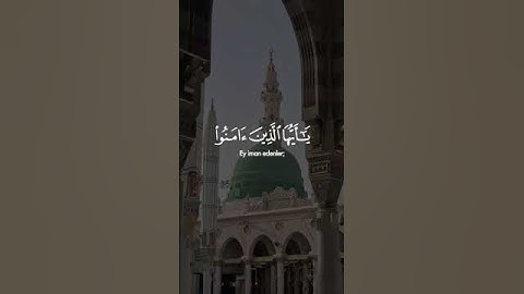 إن الله وملائكته يصلون على النبي || القارئ شريف مصطفى