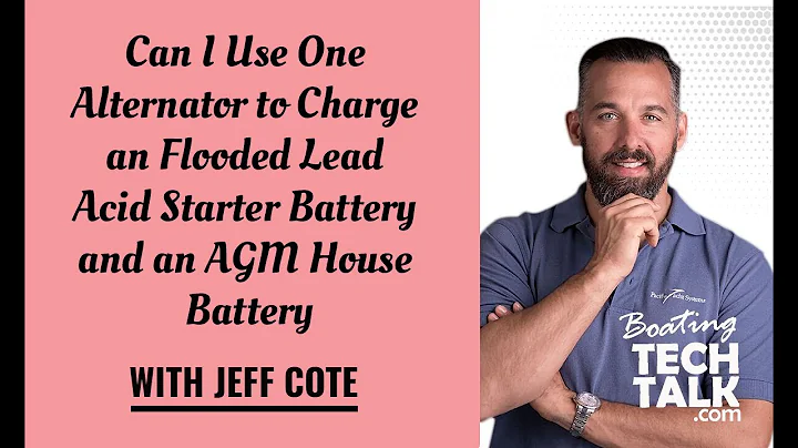 Can I Use One Alternator to Charge an Flooded Lead Acid Starter Battery and an AGM House Battery?