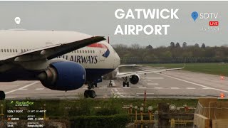 Gatwick Airport Live  EGKK/LGW  9th May 2024