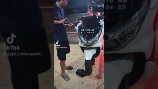 pasang spion lipat honda pcx