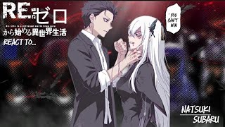 Re:Zero React To Natsuki Subaru || Gacha Reaction || Gacha Video