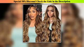 Limited 220% Density Lace Front Wigs Human Hair Body Wave P4\/27 Highlight 13x4 13x6 HD Lace Frontal