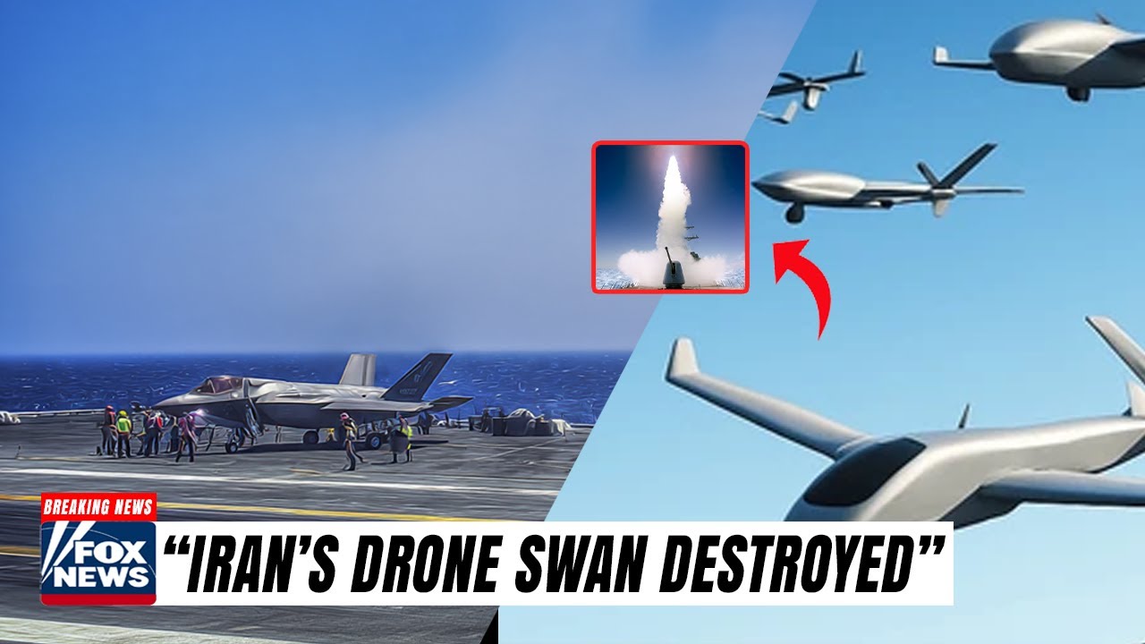 Watch US Laser Weapon OBLITERATE Iranian Drone Swarm - YouTube