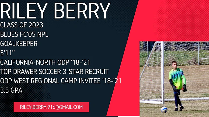 Riley Berry, Class of 2023, Updated College Soccer...