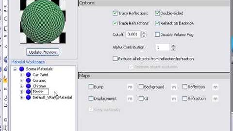 Car Paint and Plastic in V-Ray for Rhino