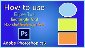 How to use Ellipse Tool / Rectangle Tool and Rounded Rectangle Tool in Photoshop | Tutorial  (26)