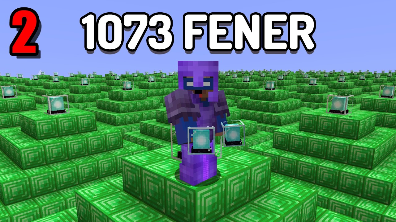 Neden Minecraft SMP'sinde 1073 Tane Fener  Yaptım? (SMP Bölüm 2)