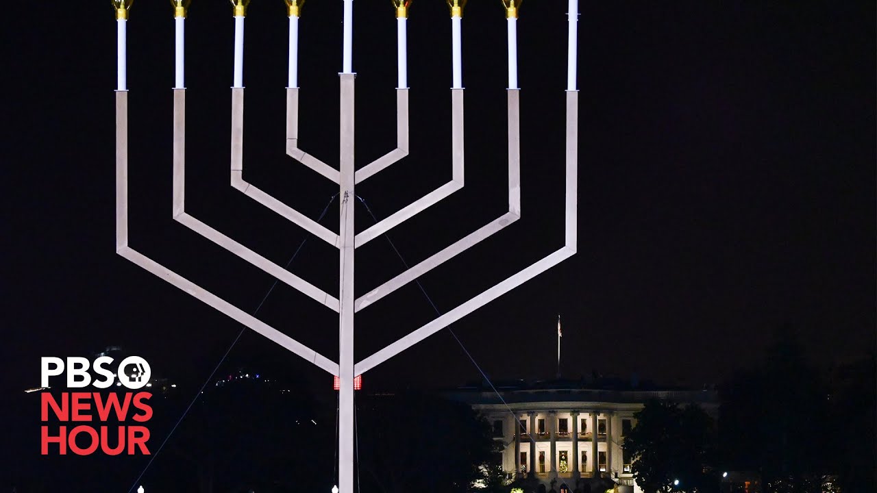 As the Bidens mark Hanukkah, the White House gets its own ...