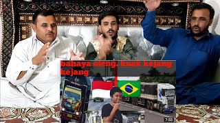Truck 62 .Adu skill oleng sama brazil. Knek auto kejang kejang brazil pake monster darat #Reactions