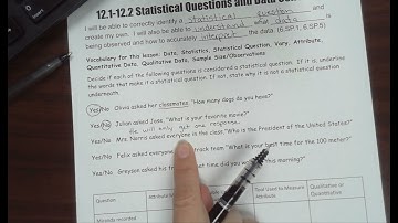 12.1-12.2 Journal Statistical Questions and Data Collection