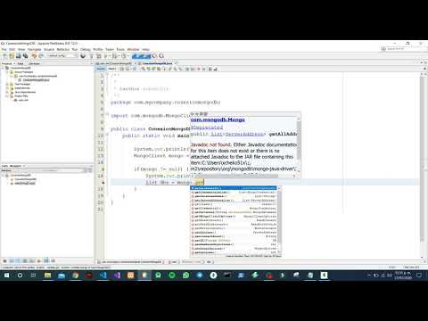 Conexion MongoDB usando JAVA en Apache NetBeans