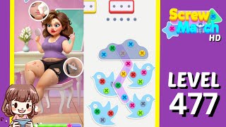 Screw Match Level 477 Solution Walkthrough