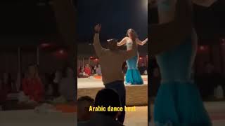 Arabic dance beat at desert