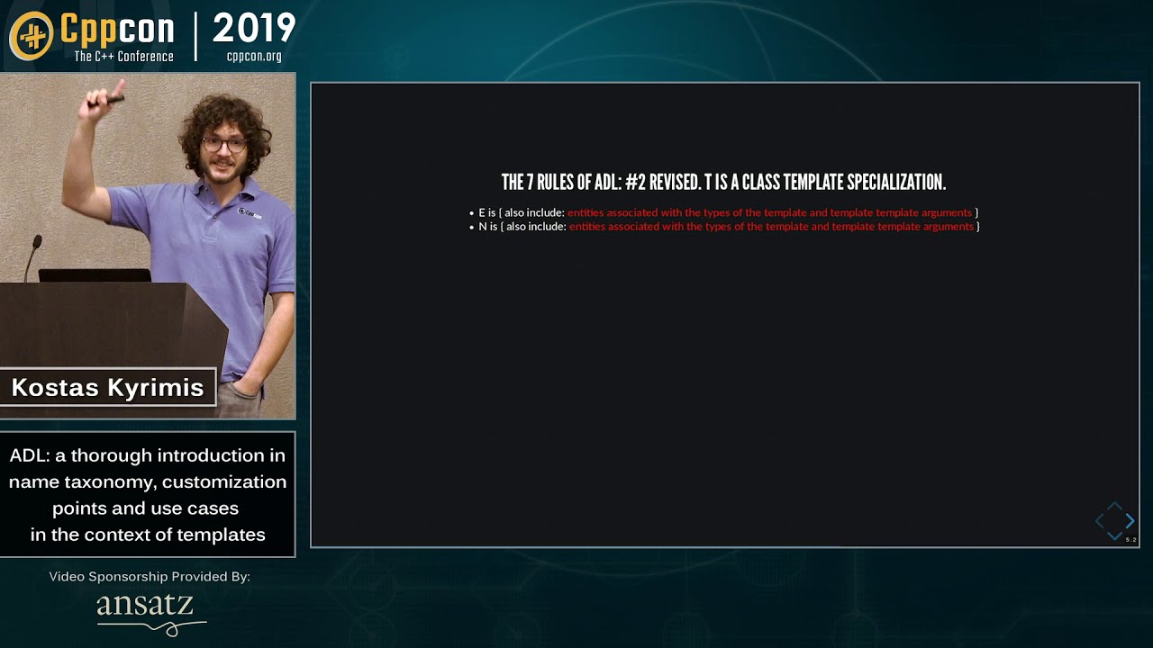 c thomas howell CppCon 2019: Kostas Kyrimis DL: introduction in name taxonomy, customization points and use cases...