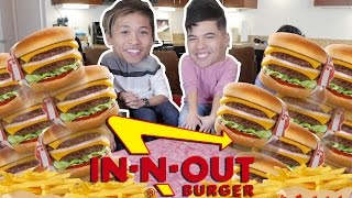 In-N-Out 10x10 Burger Challenge! (ft. Nampaikid)
