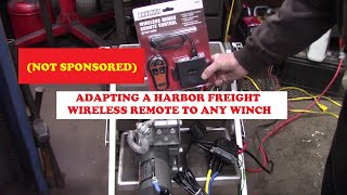 ADAPTING THE HARBOR FREIGHT WIRELESS REMOTE CONTROL TO ANY WINCH. (NOT SPONSORED)