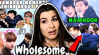 Discovering Jungkook and Namjoon’s (BTS) bond / friendship ~ NAMKOOK MOMENTS | REACTION