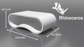 Rhino Tutorial | Furniture Design – Parametric Coffee Table Modeling