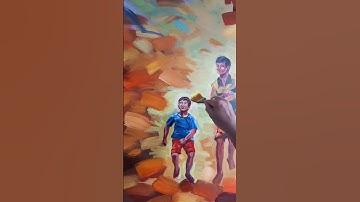 Vẽ tranh Thả Diều - Acrylic (P.2) #chusondayve #acrylicpainting #vetranhacrylic