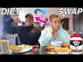 I swapped DIETS with my 50 year old DAD for 24 HOURS!!