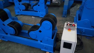 10T pipe welding rotator working test