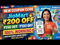 Jiomart Coupon Code today | jiomart coupon save ₹100 ₹150 ₹200 | jiomart coupon code new offer 2026