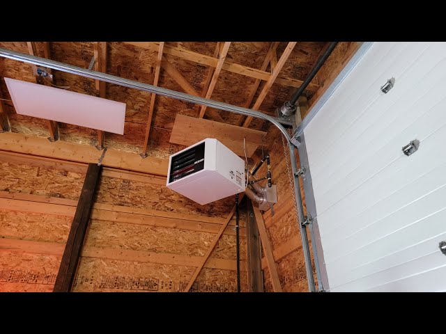 Warm Garage Heater Installation