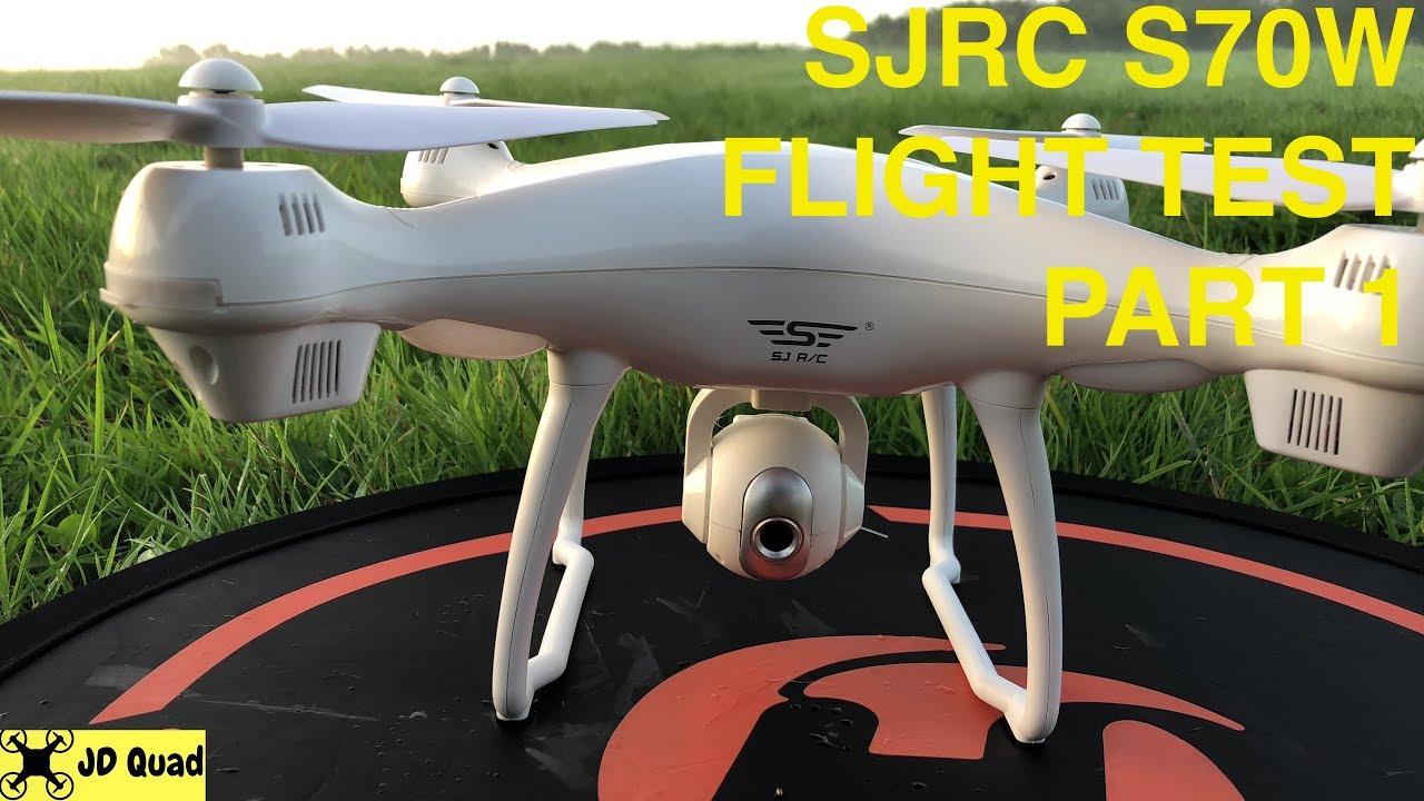 tilbede Regelmæssigt marked SJRC S70W GPS Videography Drone Flight Test Video - YouTube